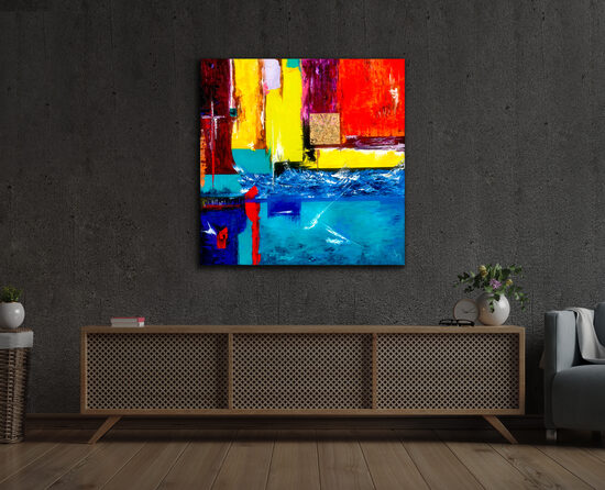 Plexikép - 90x90 cm - Apolló elrablása Héliopoliszból